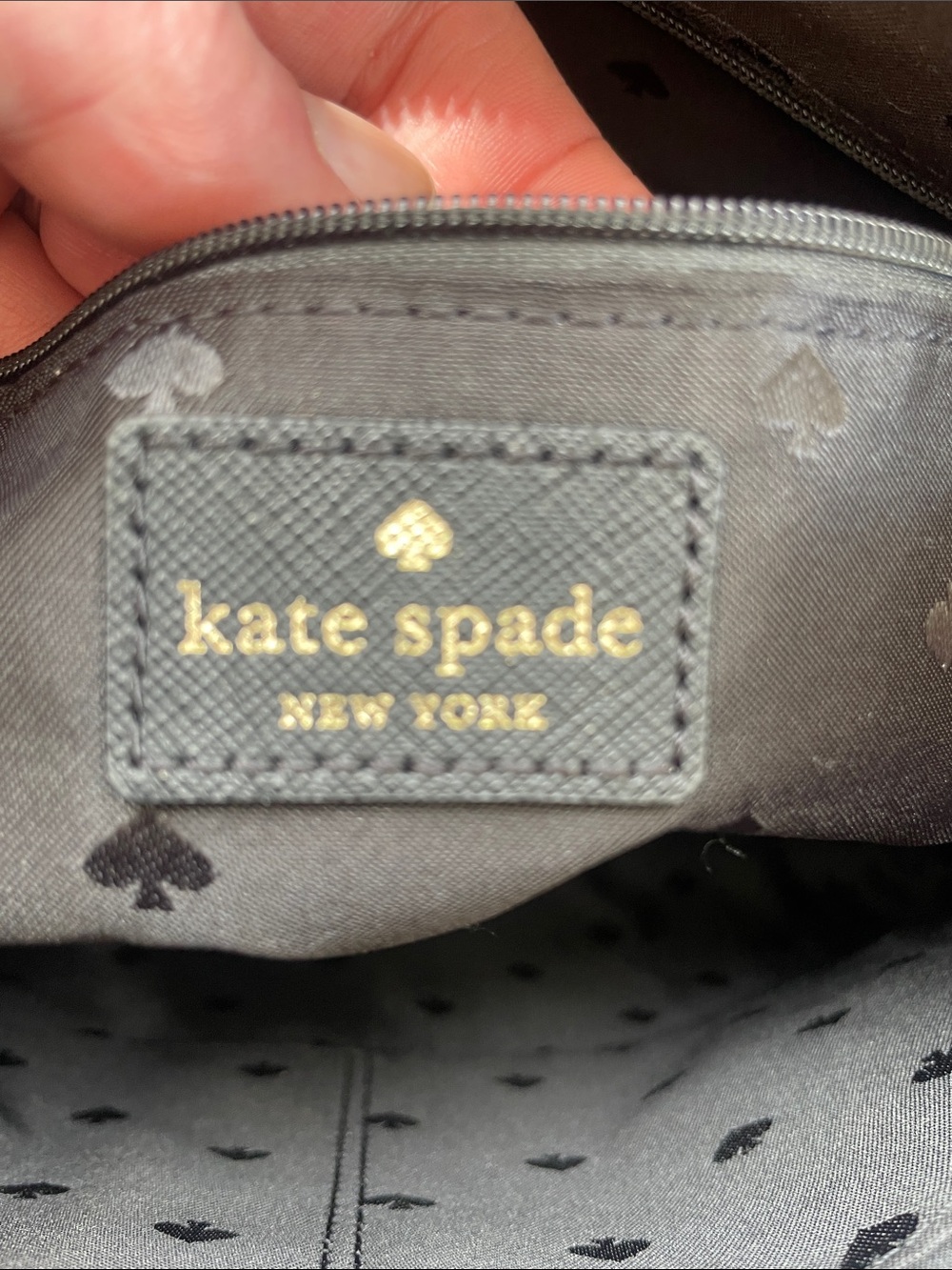 NWOT Kate Spade Black and Blush Bow Satchel with Detachable Strap - Picture 6 of 7